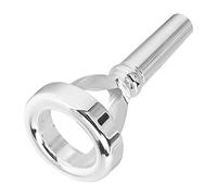 Xiuganpo Boquilla de Tuba Plateada | Accesorios para Instrumentos Musicales para Intérpretes de Tuba | Mejora la Fuerza de Tu Boca y Conviértete en un Jugador