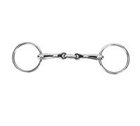 Xiuganpo Broca para Caballo con Junta Tórica de Acero Inoxidable, Fácil de Usar y Ajuste Cómodo para Entrenamiento Ecuestre, 5,3 Pulgadas