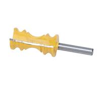 Xiuganpo Brocas para Moldura de Rieles para Sillas Brocas para Enrutadores en Forma de para Fresadora de Carpintería, Creación de Rieles para Sillas, Aplicable para Fresado Eléctrico de Madera, (#1)