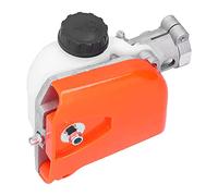 Xiuganpo Cabezal de Engranaje de Caja de Cambios para Motosierra, Conjunto Multifunción Duradero para Ventiladores de Motosierra, Acero Al Manganeso, Plástico de 5,5x3,9 Pulgadas (26mmx7 dientes)