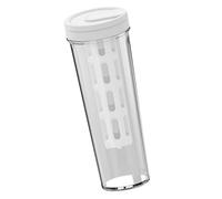 Xiuganpo Cafetera Fría de 1 Litro y Taza de té con Filtro para Uso Doméstico, Diseño Duradero Ecológico (WHITE)