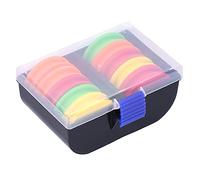 Xiuganpo Caja de Almacenaje para Cables de Espuma, Herramienta Ligera para Tablero de Bobinado, Accesorios de Colores Mezclados para Pescadores, 10 Uds.