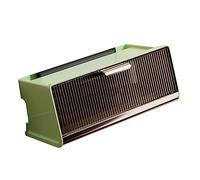 Xiuganpo Caja de Almacenamiento para Enrutador WiFi de Gran Capacidad Montada en la Pared con Tapa para Limpieza y Limpieza, Hogar, Oficina, Sala de Estudio, PP Pet Decorativo (Tamaño Mediano Cian