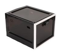 Xiuganpo Caja de Bloqueo de Gran Capacidad con Bloqueo de 3 Dígitos para Autocontrol y Almacenamiento Seguro Diseño Claro (blanco negro)