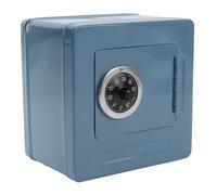 Xiuganpo Caja de Contraseñas de Acero con Amplio Espacio de Almacenamiento para Cheques, Documentos y Objetos de valor: Pequeñas Empresas, Tiendas (BLUE)