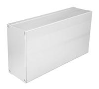 Xiuganpo Caja de Enfriamiento de Aluminio con Disipación de Calor para Proyectos Electrónicos de Bricolaje 55 X 106 X 200 Mm, Negro, Paquete de 2, Caja Protectora de Tipo Dividido para