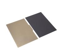 Xiuganpo Cama de Impresión PEI de Doble Cara Placa de Construcción Flexible para Impresora 3D J1S Base Magnética Parte Posterior Adhesiva Textura Mate Sin Deformación Sin Pegamento Alta Temperatura