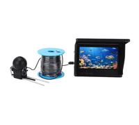 Xiuganpo Cámara Buscador de Peces 1080P con Pantalla Brillante de 4,3 Pulgadas Cable de Vídeo de Alta Resistencia para Pesca en Balsa ABS + Aleación de Aluminio