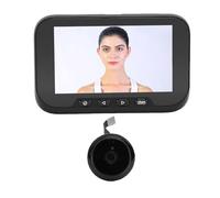 Xiuganpo Cámara de Mirilla de Vídeo, Pantalla a Color de 4,5 Pulgadas 1080P Gran Angular de 135° con Detección de Movimiento PIR Visión Nocturna para Seguridad de Puertas del Hogar
