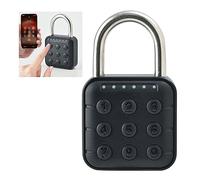 Xiuganpo Candado Electrónico, 304 Batería de Acero Inoxidable -Batería de Compacta Tamaño de 6 -dígito de Contraseña lock para Cojinete de Gabinete de Casos