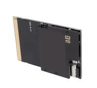 Xiuganpo Cartucho de Juego 1000 en 1 Tarjeta Flash Negra Dorada para PC Engine TurboGrafx 16, Tarjeta de Memoria Multifuncional Compacta para Juegos NTSC PAL, Incluye de Memoria 8G Incorporada,