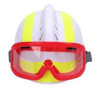 Xiuganpo Casco de Rescate de Búsqueda, Casco de Seguridad para Trabajo en con Luz para Rescate de Accidentes de Tráfico, Extinción de Incendios Forestales, Ajustable (White)