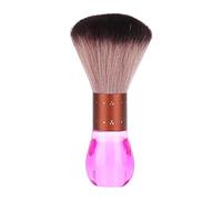 Xiuganpo Cepillo de Limpieza del Cabello para Depilación de Cuello Portátil, Cepillo de Fibra Suave Exquisito para Uso Doméstico y Profesional, Azul (PINK)