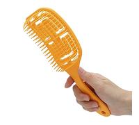 Xiuganpo Cepillo Desenredante Estructura Flexible Peine de Masaje para Peinar el Cabello para Diferentes Tipos de Cabello (ORANGE)