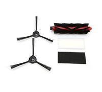 Xiuganpo Cepillo Lateral, Práctico Juego de Filtros de Cepillo Lateral de Principal, Reemplazo de Filtro, ABS para Oficina y Hogar