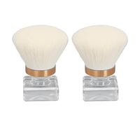 Xiuganpo Cepillo para Polvo de Uñas, Cerdas Suaves, Cepillo Limpiador de Polvo para Uñas con Exquisito, 2 uds., Removedor de para Arte de