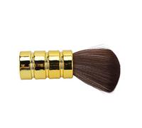 Xiuganpo Cepillo Profesional para Plumero de Peluquero, Herramienta de Ayuda Suave y Exquisita para Limpieza del Cuello de Peluquero para Invitados, Nailon ABS (GOLD)