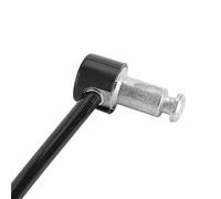 Xiuganpo Cerradura Restrictiva de Seguridad para Ventanas de Aleación de Zinc con Función de Seguridad Infantil para Uso Doméstico y Comercial, Fácil de Instalar, 1 Unidad (BLACK)