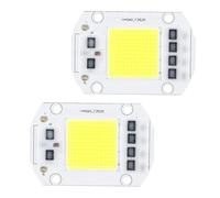 Xiuganpo Chip de Luz LED COB 100W Reemplazo Blanco Frío de Alta Potencia para Uso Interior y Exterior Aluminio 2PCS