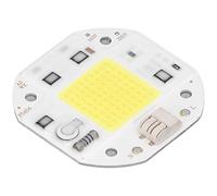 Xiuganpo Chip LED de Cuentas de Lámpara COB de Alta Potencia para Reflector Interior, Iluminación Artesanal, 220V, Aluminio Duradero a Prueba de Golpes, 2,4x2,4 Cm (70W Blanco frío 6000K-6500K)