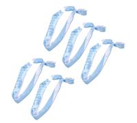 Xiuganpo Cinta de Decoración de Sillas de Boda, Textura Suave Tails que Fluye Decoración del Pasillo de Boda para Fiestas