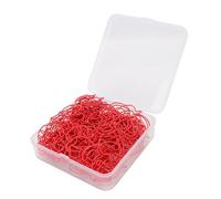 Xiuganpo Clips de Papel en Forma de Rojo, 100 Piezas, Alambre de Hierro, Regalos Decorativos de Agradecimiento para Profesores, 1,2 Pulgadas, Organización de Archivos en el Aula Escolar, Suministros