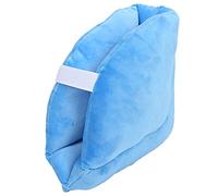 Xiuganpo Cojín Antiescaras para el Talón, Diseño Ergonómico, Tela de Franela Transpirable, Alivio de Presión, Cojín Protector del Talón con Cierre de Gancho y Bucle para Usuarios de Sillas de Ruedas y