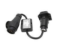 Xiuganpo Conector Redondo Europeo de 13 Pines a Americano de 7 Vías Convertidor Eléctrico de Luz de Remolque Diseño Plug and Play para una Fácil Conversión para Vehículos Recreativos