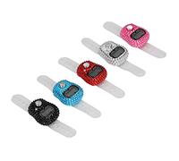 Xiuganpo Contadores de Dedos Perilla de Reinicio Conteo Preciso para Entrenamiento Deportivo Gimnasio, 5 Piezas Contador de Cuenta de Sueño Automático de Colores Vivos para Correr Golf