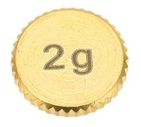 Xiuganpo Contrapeso de Lápiz óptico para Reproductor de Vinilo de Alta Calidad, Material de Aleación de Aluminio, Adecuado para SL-1200 SL1210, para DJ y Coleccionistas de Discos de Vinilo (+2g de