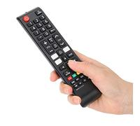 Xiuganpo Control Remoto Negro Duradero ABS para Televisores Reemplazo Controladores Perdidos o Dañados Diseño Cómodo Cómodo de Usar