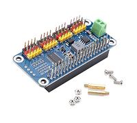 Xiuganpo Controlador de Motor PWM de 16 Canales PWM, PCA9685, Fuente de Alimentación Estable, Resolución de 12 bits I2C Compatible con RPI Cero/Cero W/Cero WH/2B/3B/3B+, Interfaz Versátil