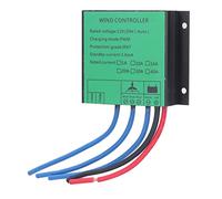 Xiuganpo Controlador de Turbina Eólica Regulador de Carga Eficiente para Carga de Batería de 12 V 24 V con Indicadores LED, Protección IP67 para Uso Doméstico (16A)