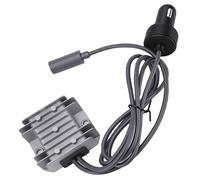 Xiuganpo Convertidor Elevador de CC, Fuente de Alimentación de Aumento de Voltaje de 12 V, 24 V A 30, 3,5 A con Cableado de 18 AWG y Carcasa de Aleación de Aluminio, Convertidor de