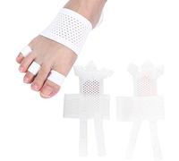 Xiuganpo Corrector Hallux Valgus Separador de Dedos Ajustable Alisador de Juanetes Transpirable para el Cuidado de los Pies 8.1 X 4.1 Pulgadas, Bandas Elásticas, Correa para el Talón, Material de