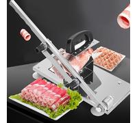 Xiuganpo Cortador de Carne de Acero Inoxidable para Cortar Rápidamente Carne de Res y Cordero Congelados, Ideal para Uso Doméstico y en Restaurantes, 17x30x42,5 Cm (Cortadora multifuncional)
