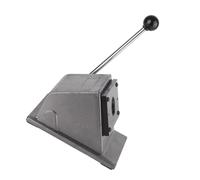 Xiuganpo Cortador de Insignias Troqueladora Redonda, Cortador de Acero Inoxidable de Diseño Integrado para Tarjetas de PVC de Cuero de Papel, Corte Preciso y Estable (#11)