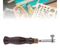 Xiuganpo Craft de Cuero, Cuatro Estilos para su Elección Herramienta Manual de ébano, Estructura Razonable Craft para el Borde de la Artesanía de Cuero (Espesor de 1,5 mm)