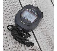 Xiuganpo Cronómetro Electrónico para Correr, Cronómetro Deportivo Multifunción, de Cuenta Atrás para Seguimiento de Vueltas, Material ABS Resistente Al Agua (1)