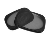 Xiuganpo Cubiertas para Parrilla de Altavoz de Malla Metálica, Funda Protectora Resistente y Elegante para Altavoz de Coche, 2 uds.