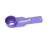 Xiuganpo Cuchara Dosificadora Multiusos de Proteína en Polvo para café y Fitness, Cuchara Deslizante Ajustable, Color Morado, 1 Unidad