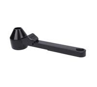Xiuganpo Cuchara Medidora de café Precisa de 2 Cucharadas con Embudo para Fórmula para Bebés en Polvo de Proteína de café Molido sin Ensuciar (BLACK)