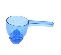 Xiuganpo Cuchara Medidora de Polvo con Diseño a Prueba de Derrames, Cuchara Medidora Multifuncional para Uso en Cocina, Hecha de ABS de Calidad Alimentaria, 1 Unidad (BLUE)