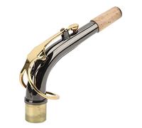 Xiuganpo Cuello Curvo para Saxofón Alto, Cuello Curvo para Saxofón Alto con Flujo de Aire Superior de Alta Resonancia, Estética Impresionante y Fácil Combinación, Práctico Codo