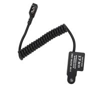 Xiuganpo D Tap Splitter Hub Cable de Alimentación Pantalla Digital LED Distribución Inteligente de Energía Características de Seguridad para Batería de Cámara con Montaje en V