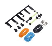 Xiuganpo de Soporte de Fondo Manual de Montaje en Pared de 3 Rodillos, Soporte de Pared de Fondo de 3 Ejes, de de Estudio con Diseño Compacto, Ideal para Estudio en Casa, Transmisión en Vivo y