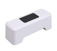 Xiuganpo Descargador de Inodoro sin con Sensor de Movimiento, Botón de Descarga Automático Eficiente para Ahorro de Agua para el Hogar, Material ABS, Blanco