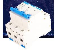 Xiuganpo Disyuntor en Miniatura Tamaño Compacto Alta Capacidad de Ruptura para de Generación de EnergíA Solar de Tamaño Pequeño y Caja Combinadora 3 CA 400 V 6 A Paquete de 3 (10A)