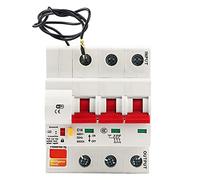 Xiuganpo Disyuntor Inteligente, 100 A AC220 V PA66 DSM Carcasa Retardante de Llama, Interruptor Remoto de Aplicación WiFi Monitor de Energía Inteligente Medidor de Interruptor para (3P 16A)