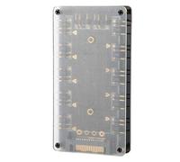 Xiuganpo Divisor de Concentrador de Ventilador RGB 10 en 1 para Placa Base/AURA, Gestión Eficaz de Cables con Diseño Magnético, Ideal para PC para Juegos, Longitud de Cable de 50 Cm